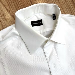 Ermenegildo Zegna Piqué Bib Tuxedo Shirt